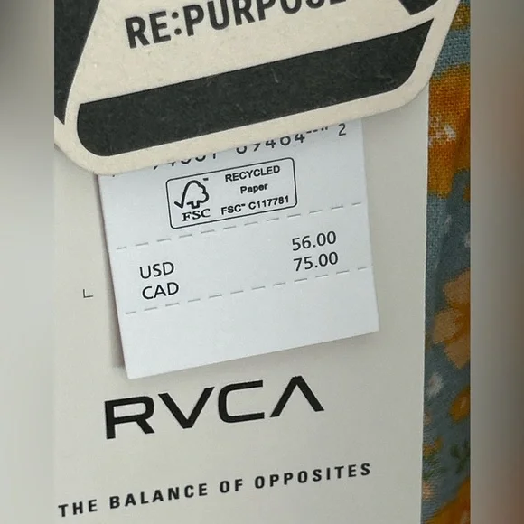 RVCA floral high neck trigger mini dress with smocked bust shale color NWT SZ XS - Picture 12 of 12